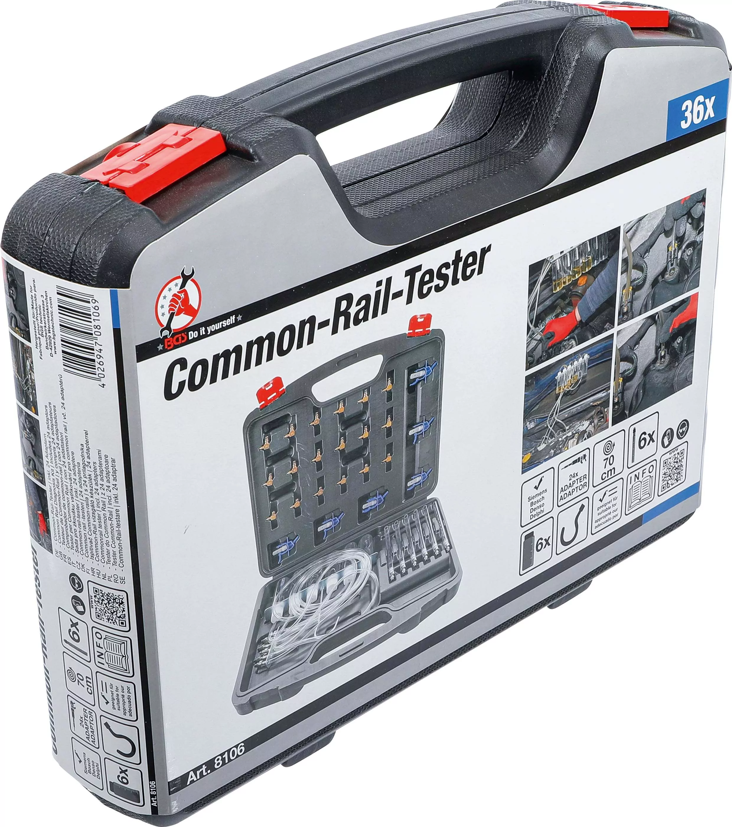 Common-Rail-Tester | inkl. 24 Adaptern