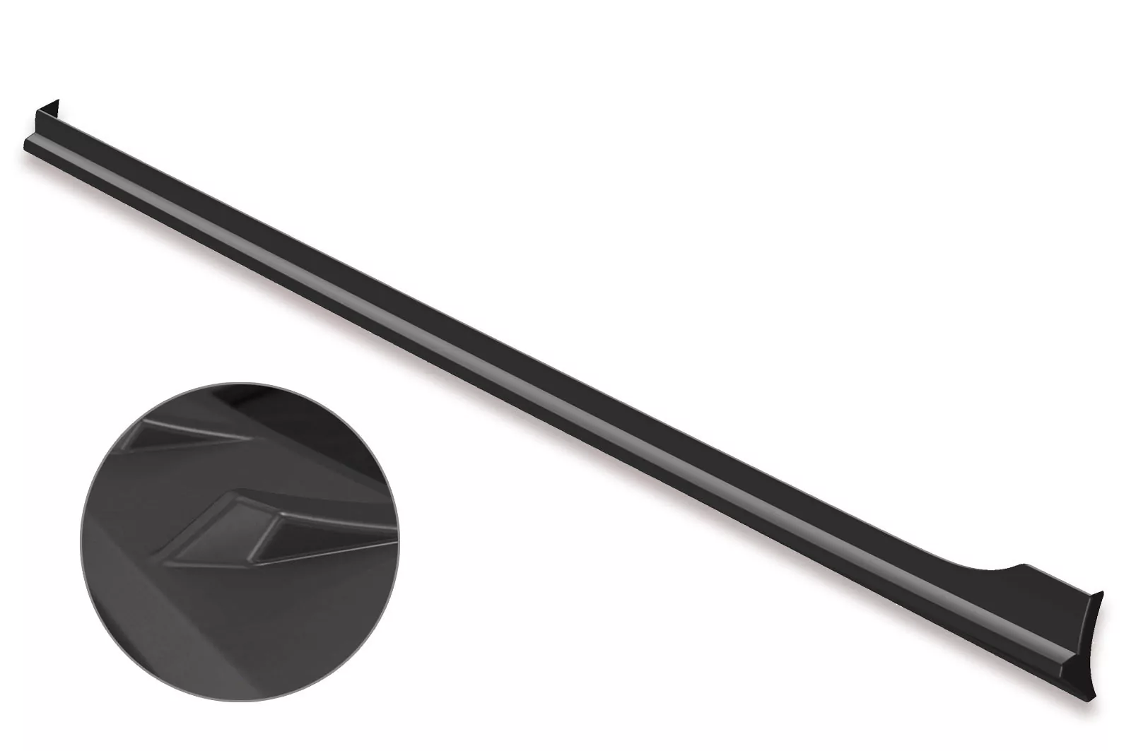 Seitenschweller für VW Golf V Typ 1K Lackierfreundlich (schwarz matt)