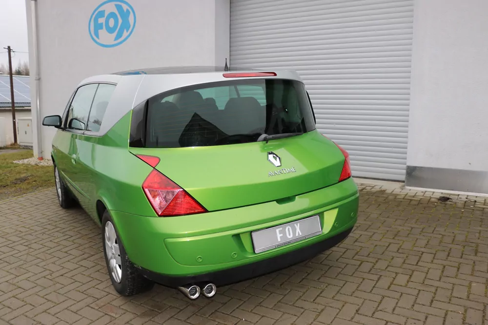 Renault Avantime  Endschalldämpfer - 2x80 Typ 13