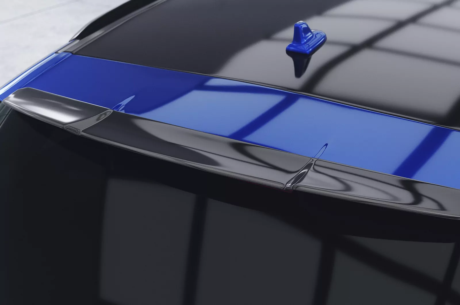 Heckflügel mit ABE für Audi Q7 / SQ7 (4M) HF991 Schwarz Strukturiert