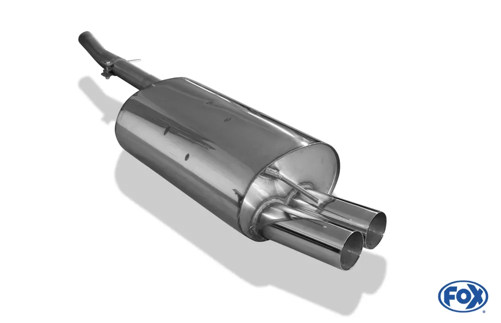 BMW E46 320d  Endschalldämpfer einflutig - 2x76 Typ 10