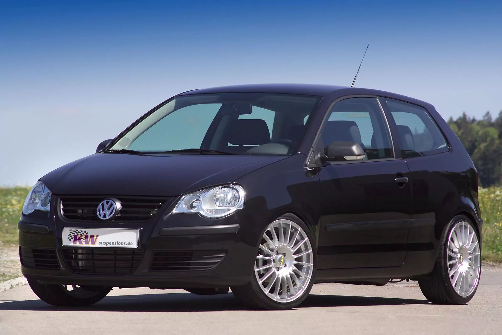 KW Gewindefahrwerk V1 inox VW POLO Stufenheck IV (9N, 9A4) 09/2002-