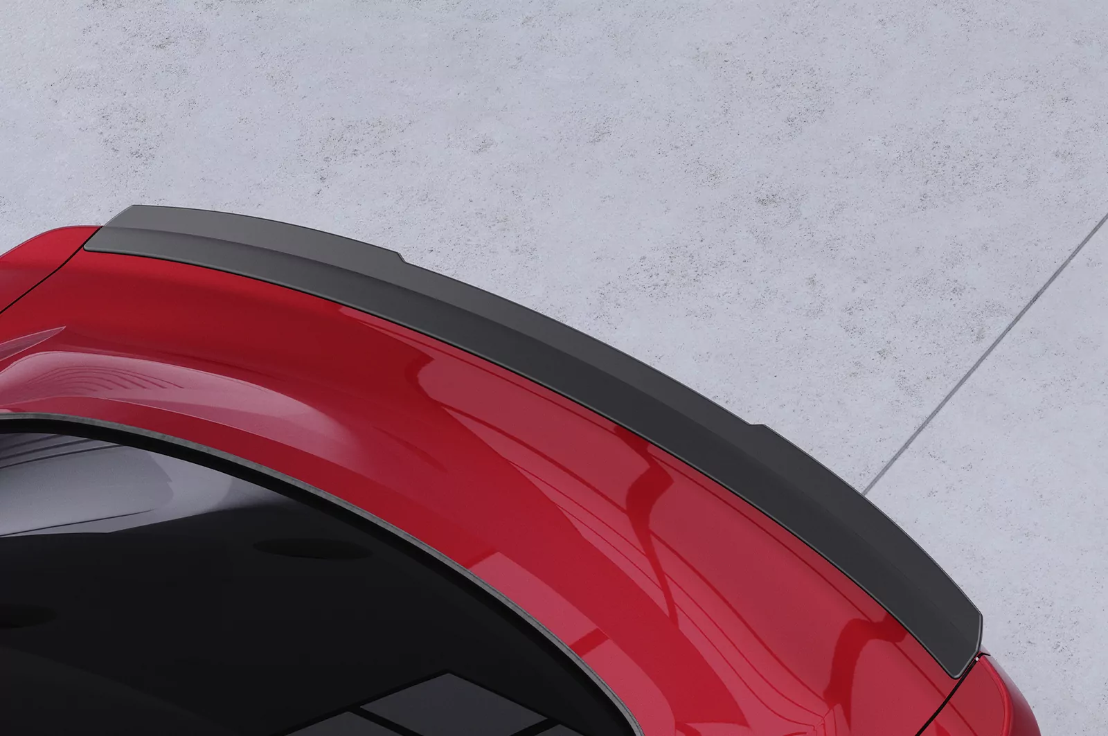 Heckflügel mit ABE für Ford Mustang VI HF727 Strukturiert (schwarz matt)