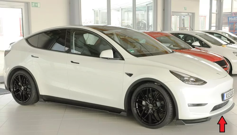Rieger Spoilerschwert matt schwarz für Tesla Model Y  (003)  03.20-