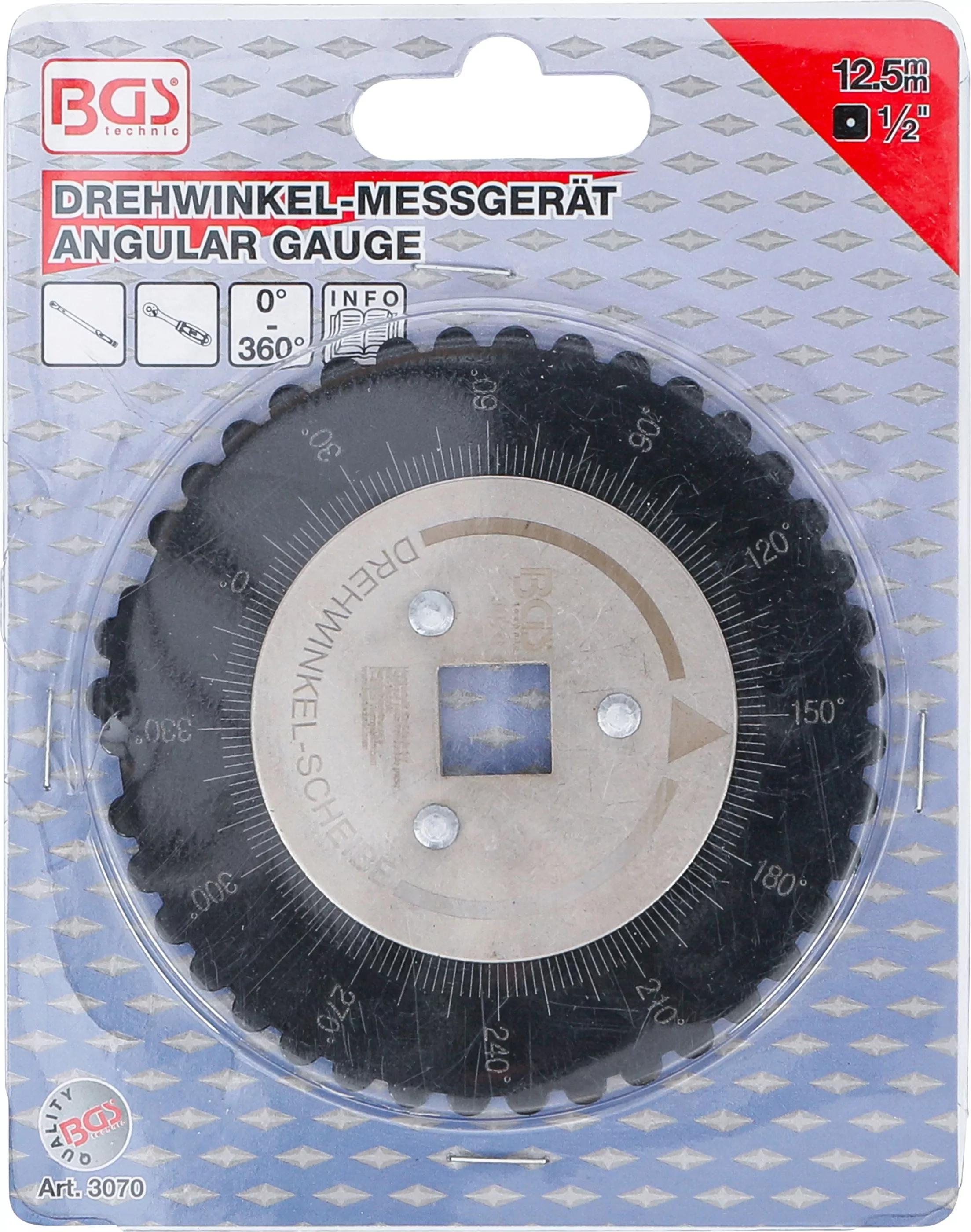 Drehwinkel-Messsgerät zum Winkelanzug | Antrieb 12,5 mm (1/2")