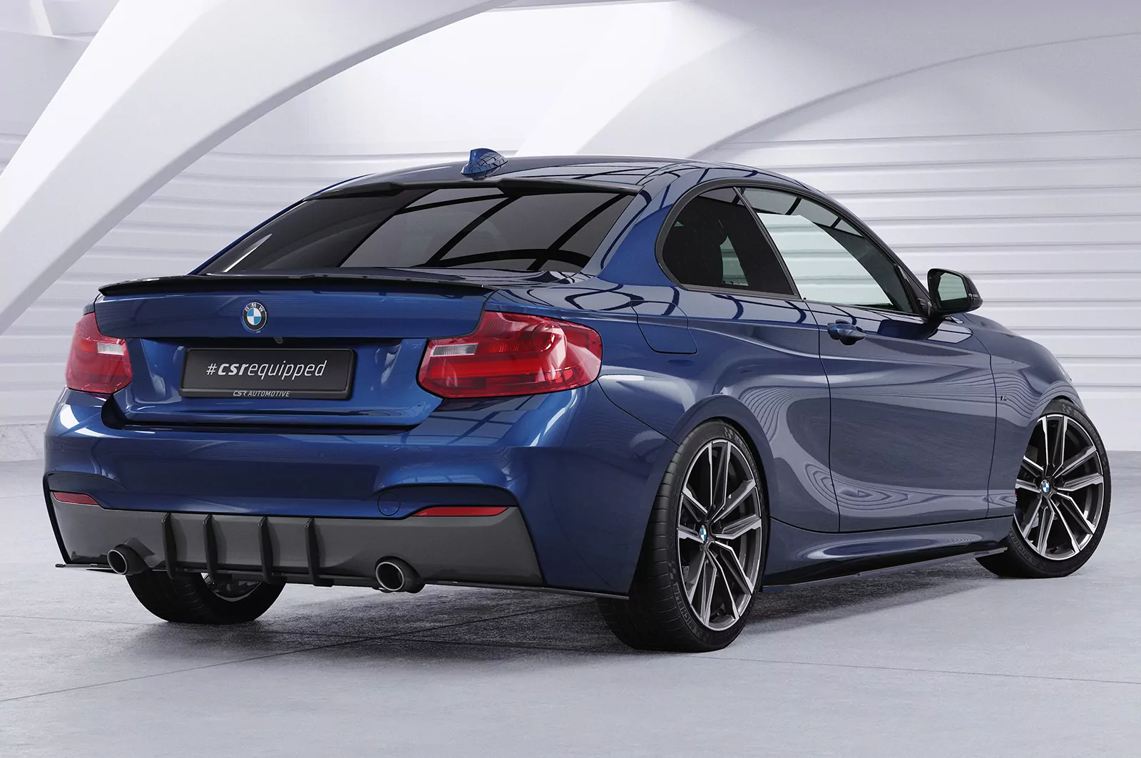 Racing Diffusor / Heckansatz für BMW 2er F22/F23 M-Paket HA371