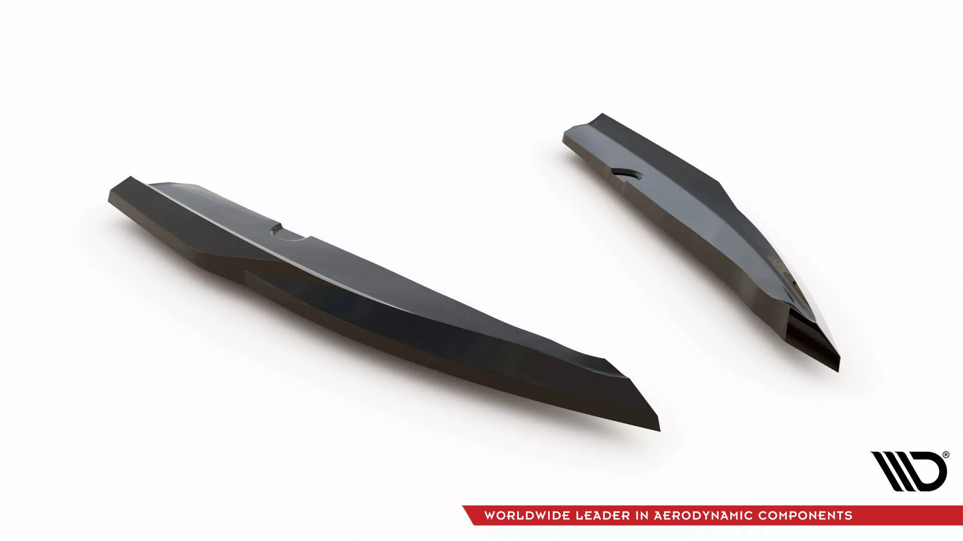 Heck Ansatz Flaps Diffusor Für Ford Focus Vignale Kombi Mk4 Schwarz Hochglanz