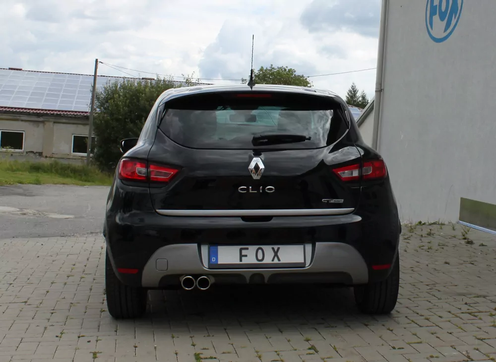 Renault Clio IV GT  Endschalldämpfer - 2x76 Typ 16