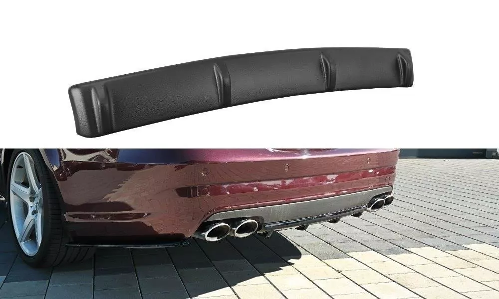 Diffusor Heck Ansatz Passend Für Passend Für Mercedes CLS C219 55AMG Schwarz Hochglanz Schwarz Hochglanz