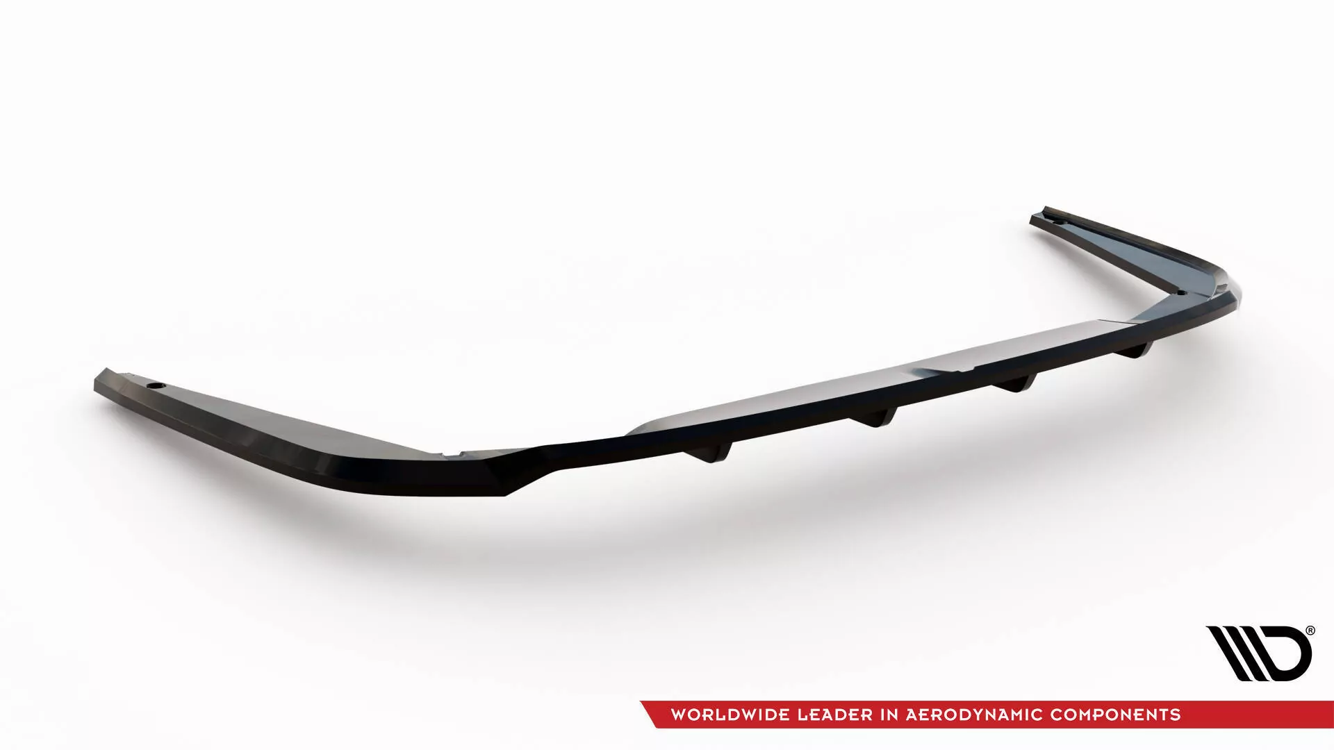 Hinten Splitter (mit Einem Vertikalem Balken) Opel Astra Sports Tourer L (MK5) Schwarz Hochglanz