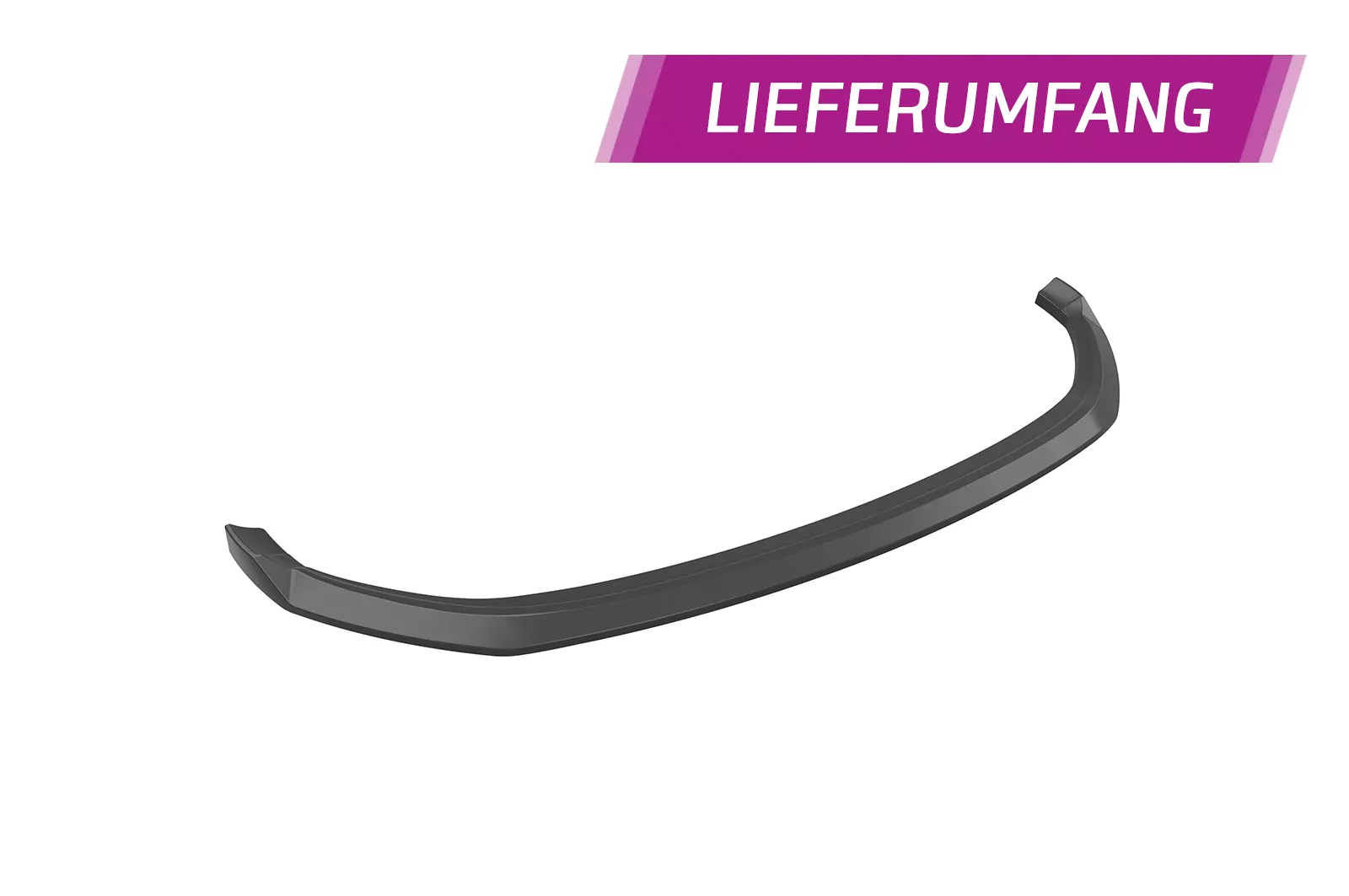 Cup-Spoilerlippe mit ABE für Hyundai Kona N/N-Line CSL661 Schwarz Strukturiert