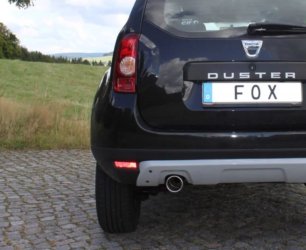 Dacia Duster 4x2 - Frontantrieb  Endschalldämpfer - 1x90 Typ 12