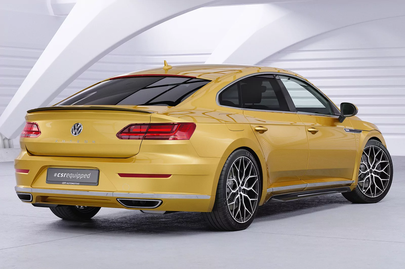 Heckflügel mit ABE für VW Arteon HF625 Strukturiert (schwarz matt)