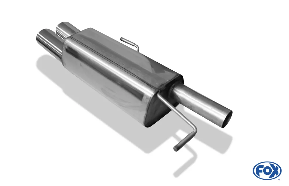 Peugeot RCZ  Endschalldämpfer einseitig - 2x106x71 Typ 32