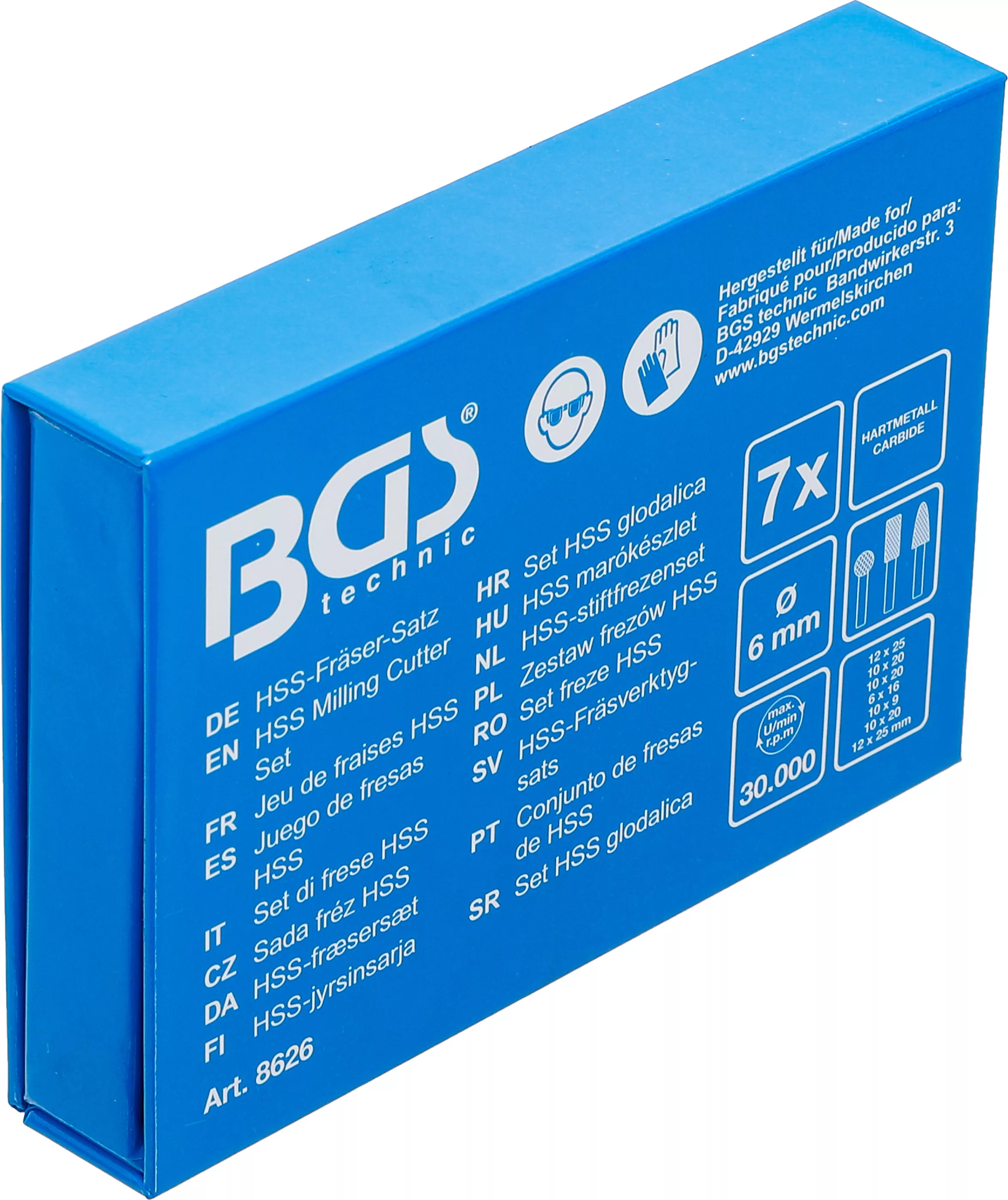 HSS-Fräser-Satz | 7-tlg.