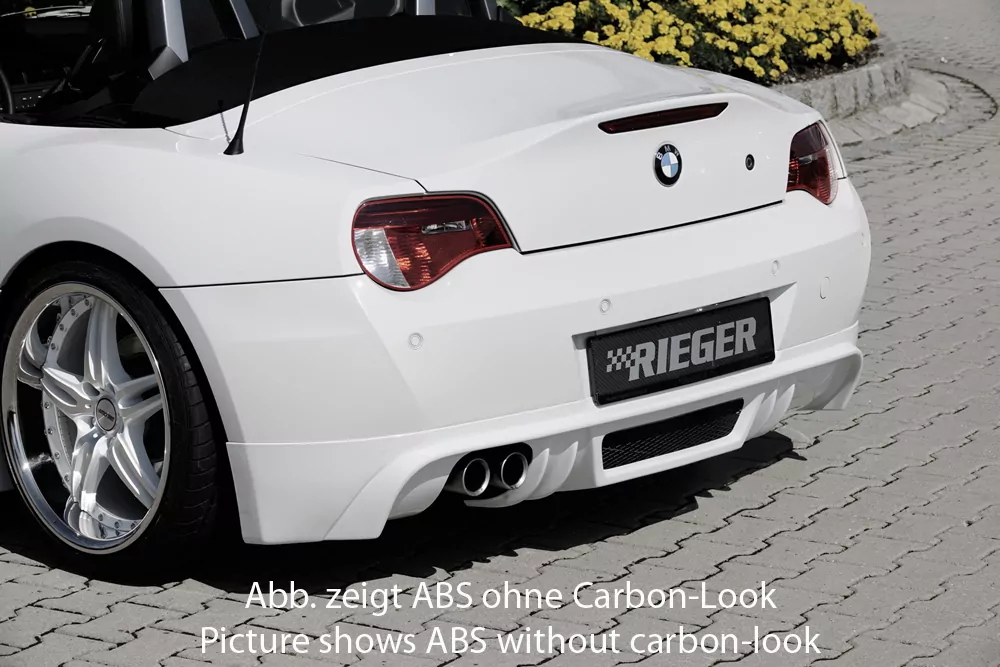 Rieger Heckansatz für BMW Z4 (E85) - Coupé 01.06-03.09 (ab Facelift) carbon optik