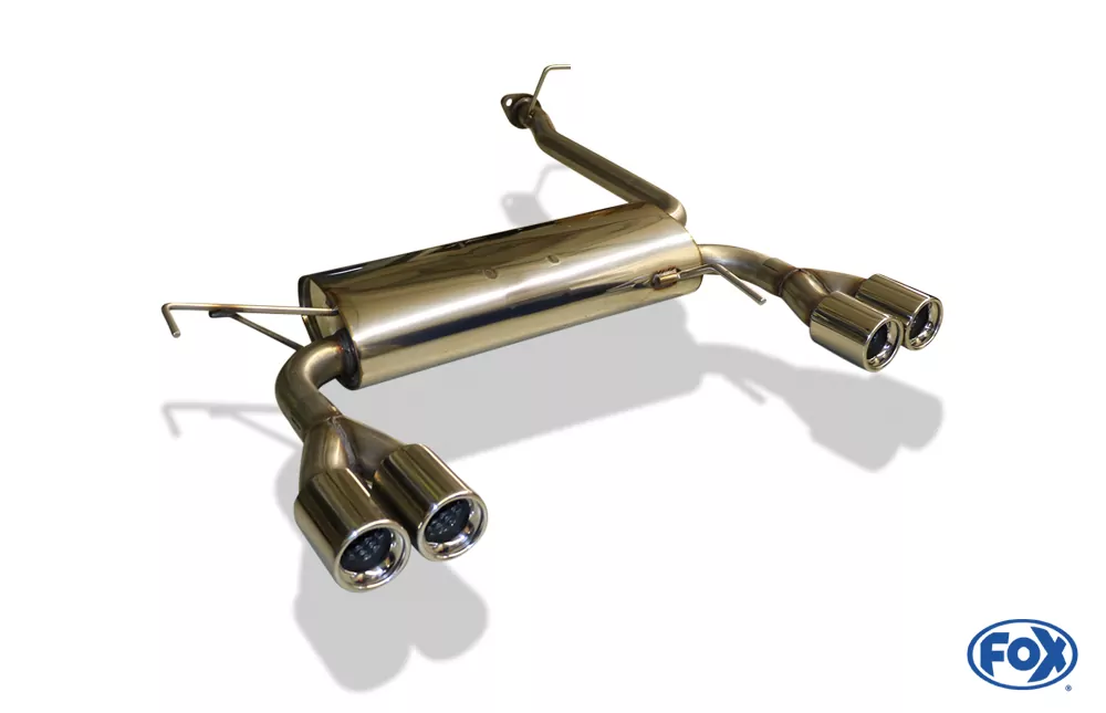 Honda Prelude IV BB2/3  Endschalldämpfer quer Ausgang rechts/links - 2x80 Typ 13 rechts/links