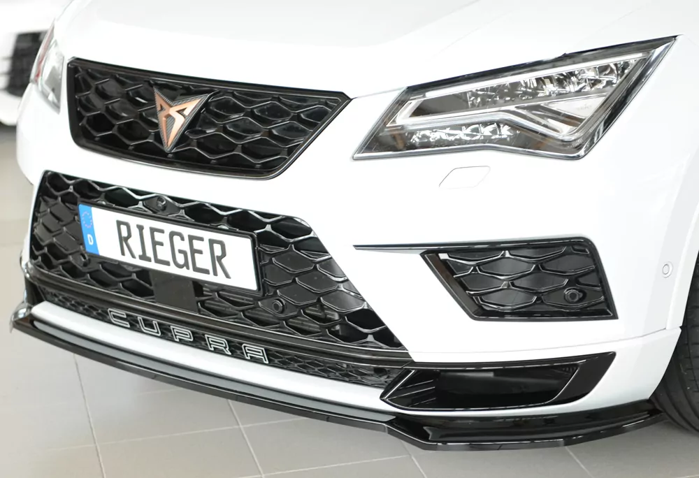 Rieger Spoilerschwert glanz schwarz für Seat Ateca Cupra (5FP)  09.18-07.20 (bis Facelift)