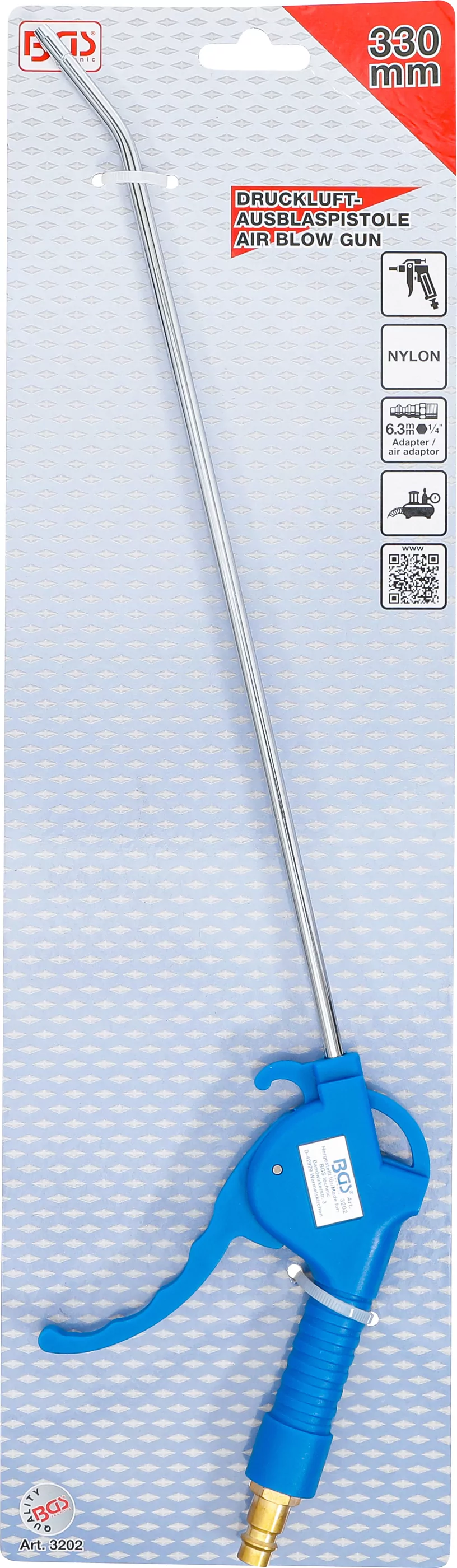 Druckluft-Ausblaspistole | 330 mm