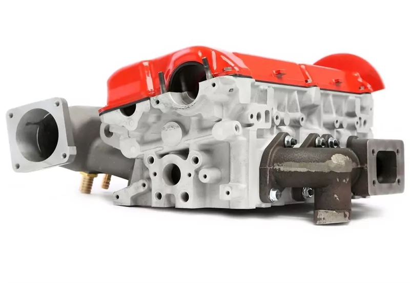 TA Technix Guss Turbokrümmer mit T25 Flansch/mit Wastegate Anschluß für VW 1.8/2.0-16V Motoren