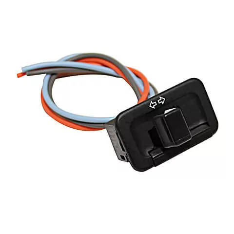 - Kein Hersteller - Blinkerschalter mit Rückstellfunktion zum Einbau z.B. in Quadarmatur, mit Kabel.