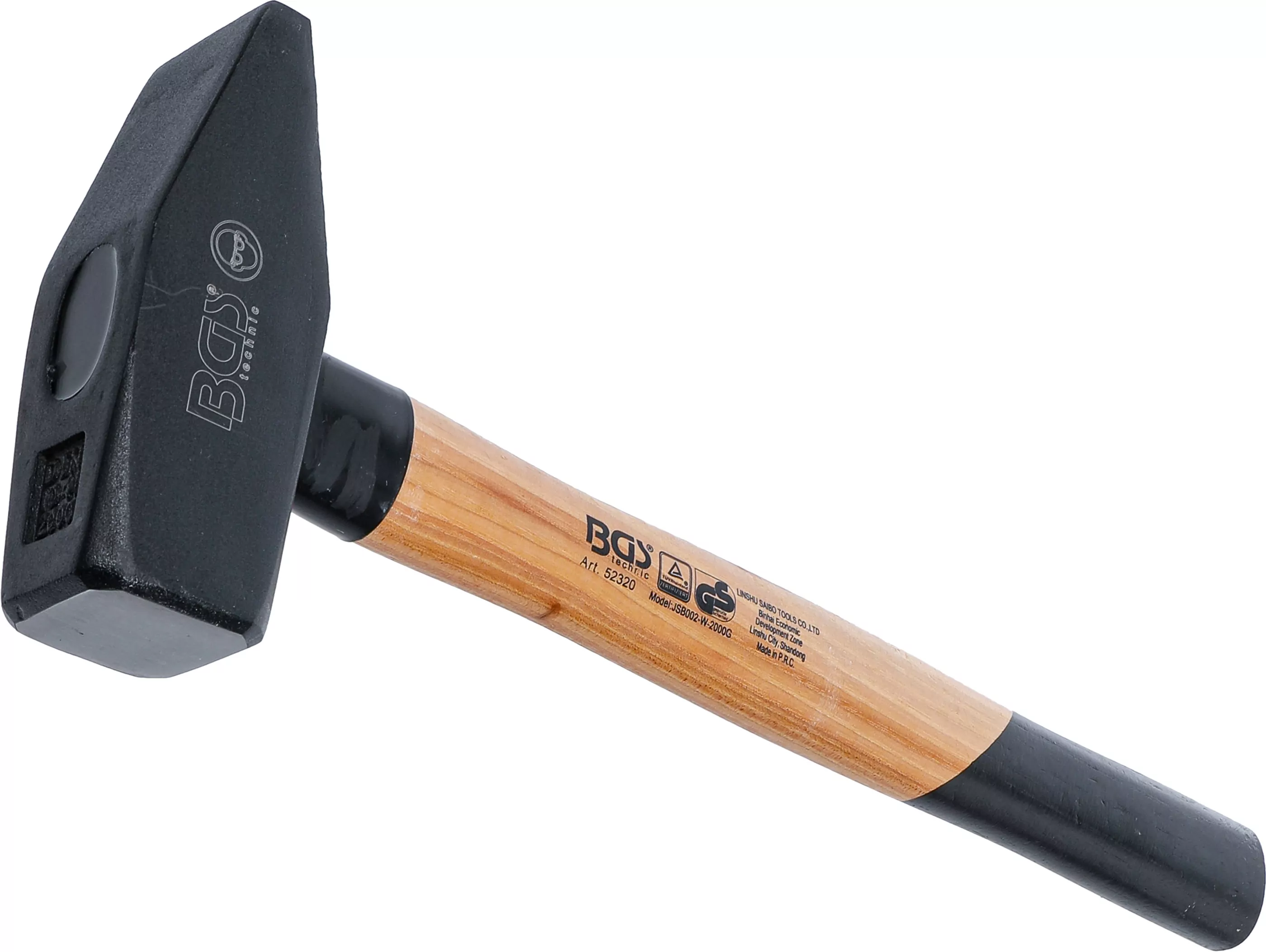 Schlosserhammer | Hickory-Stiel | DIN 1041 | 2000 g