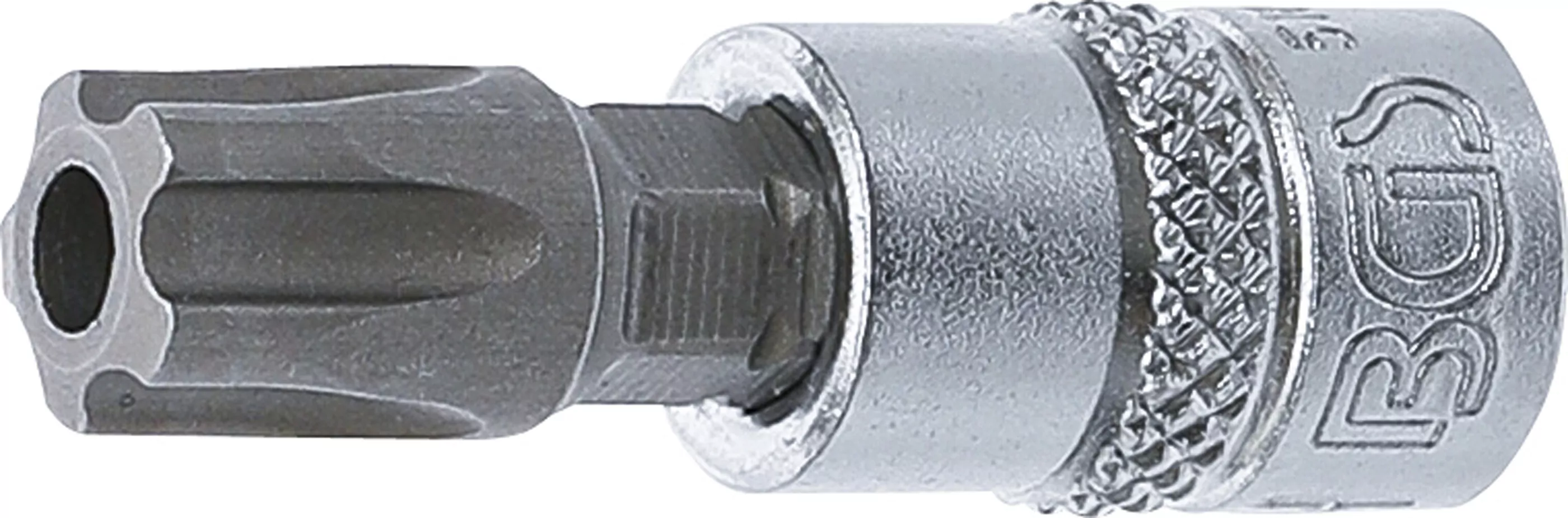 Bit-Einsatz | Antrieb Innenvierkant 6,3 mm (1/4") | TS-Profil (für Torx Plus) mit Bohrung TS50