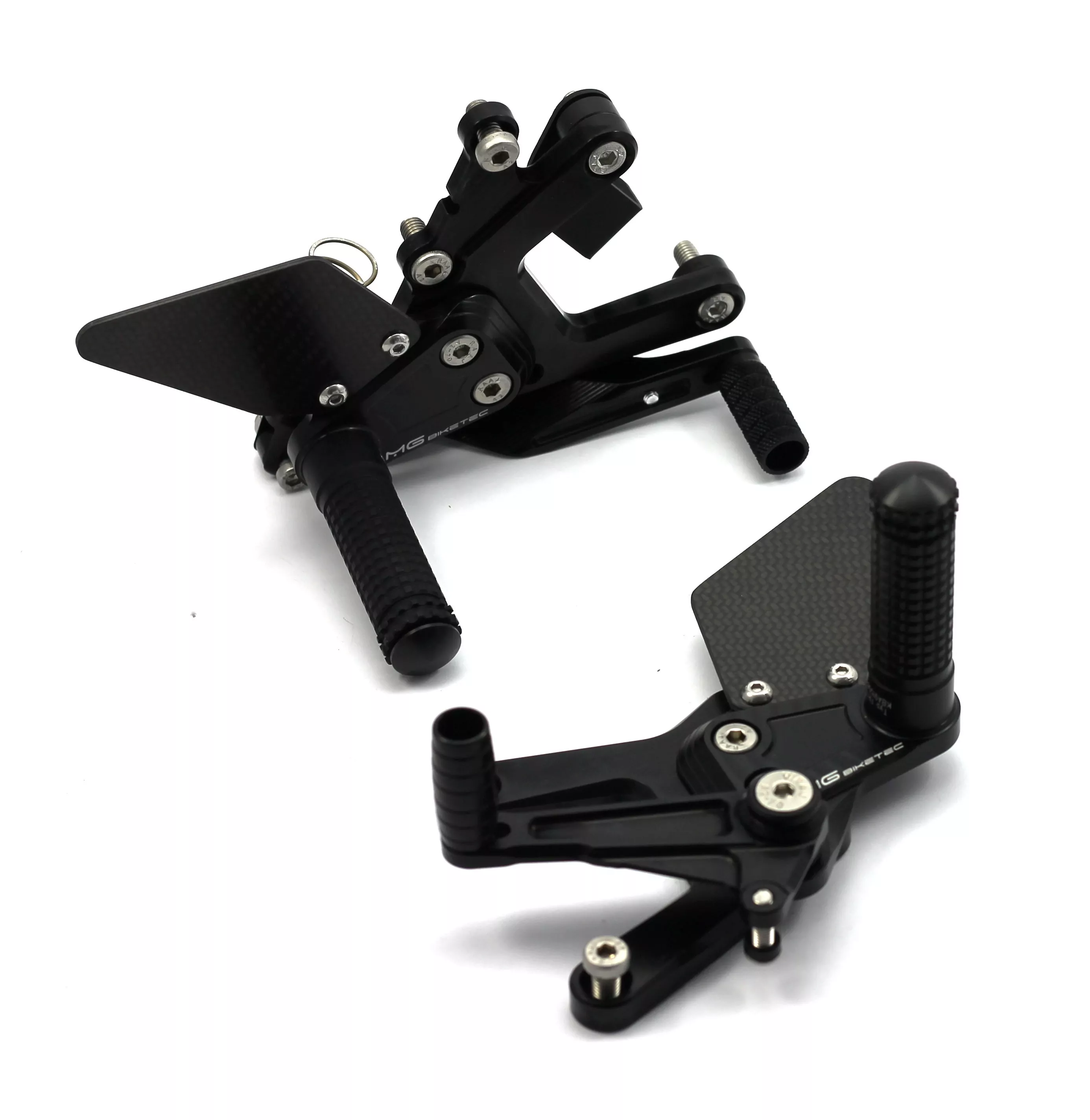 MG Biketec Sportfussrastenanlage / Rastenanlage / Fußrastenanlage mit ABE, gültig in D - A - CH für Kawasaki ZX-6R Ninja ab 2023