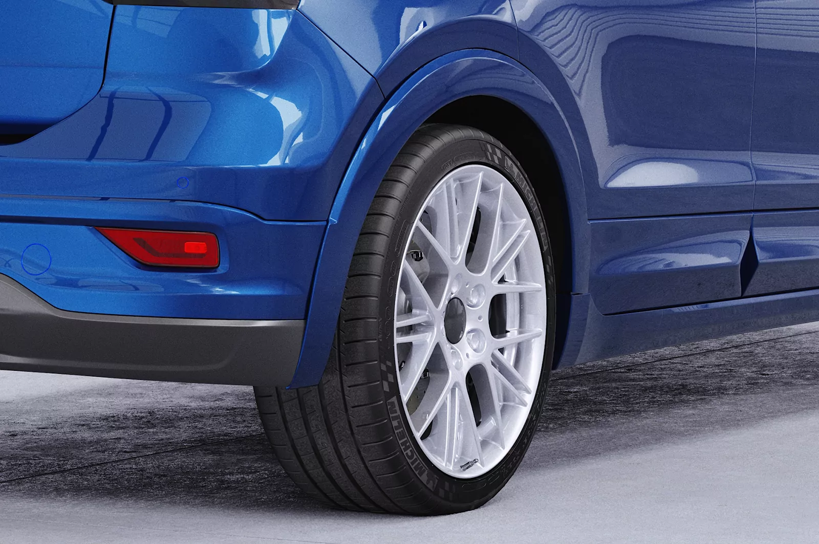 Kotflügelverbreiterung vorne für VW T-Cross C1 VB023