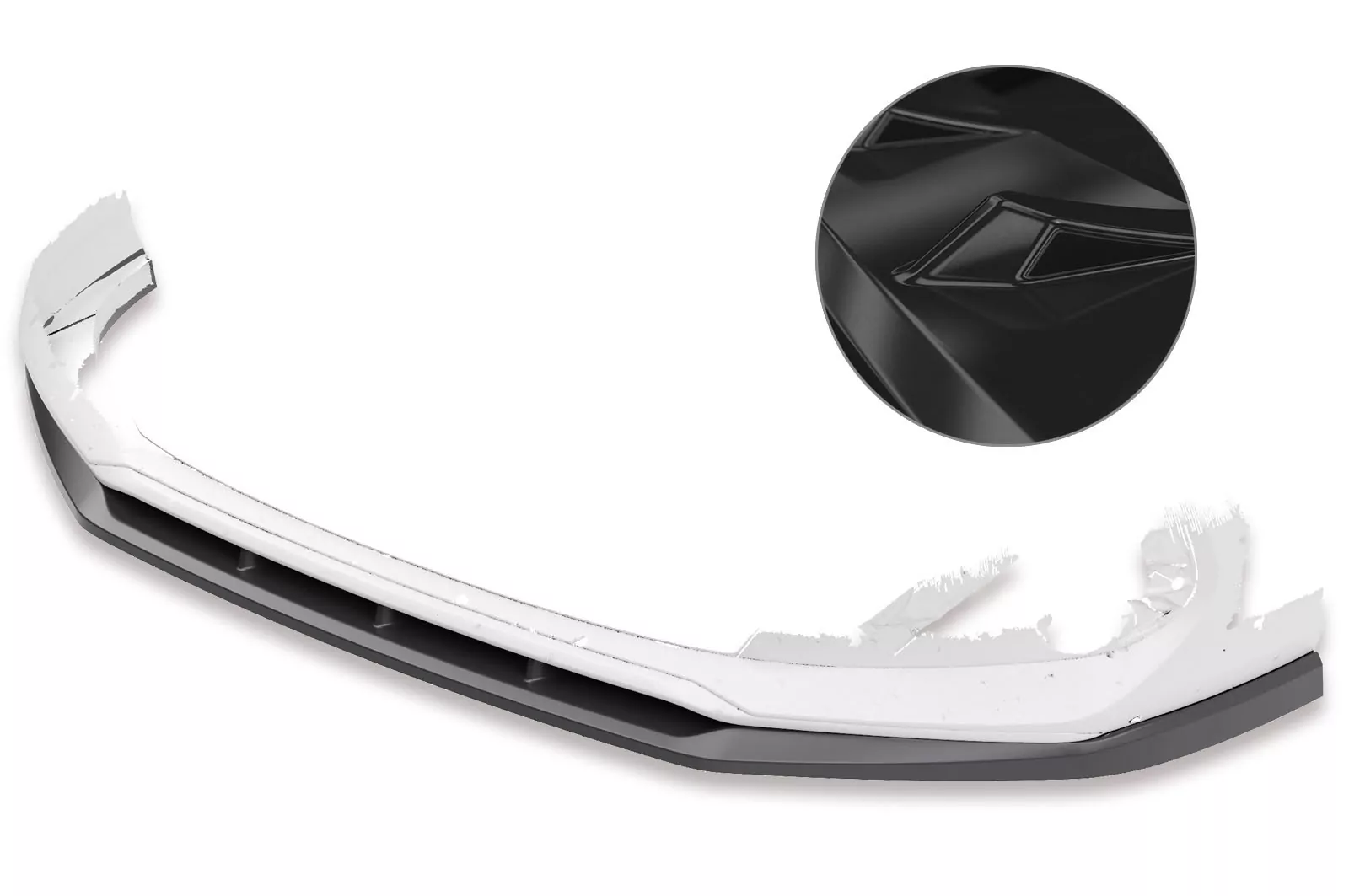 Cup-Spoilerlippe mit ABE für Hyundai I30 (PD) Glossy (schwarz hochglanz)