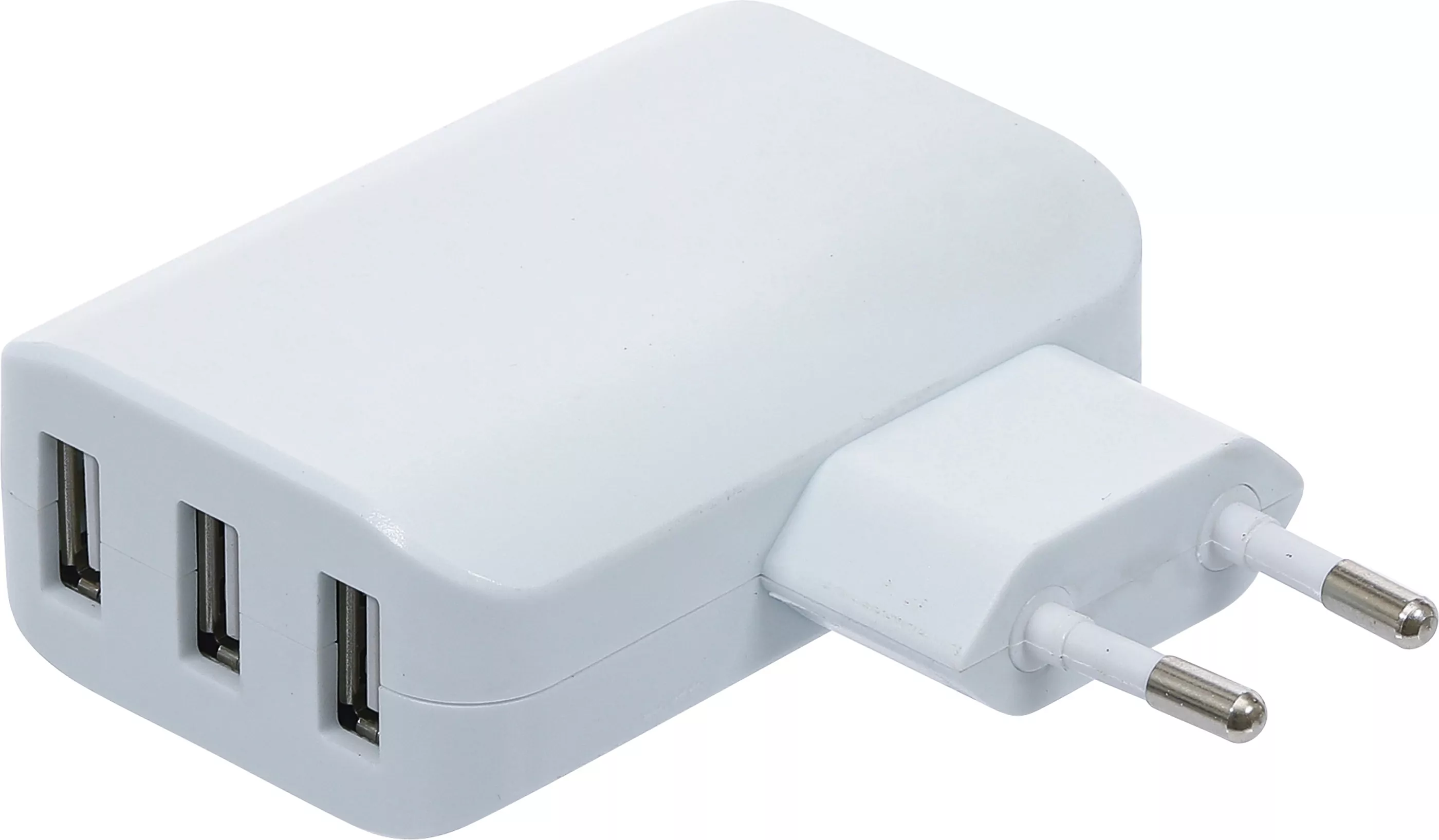 Universal USB-Ladegerät | 3 USB-Ports | max 3,4 A total max. 2,4 A / USB | 110 - 240 V