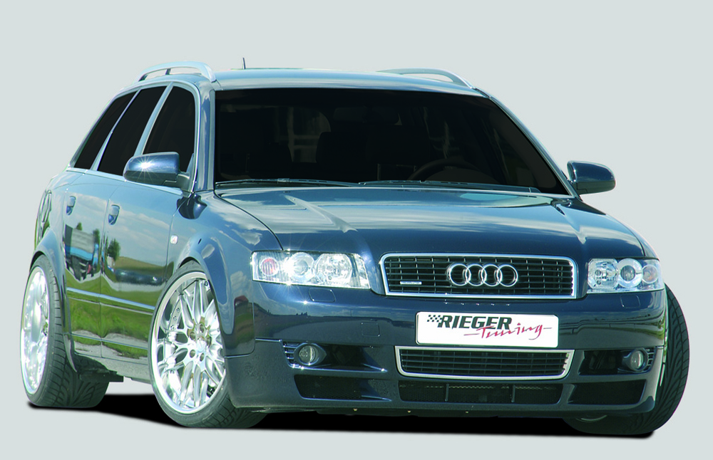 Rieger Spoileransatz für Audi A4 (8E) Typ B6 - Lim. 11.00-10.04 carbon optik