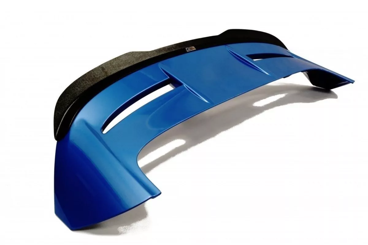 Spoiler CAP Passend Für Passend Für FORD FIESTA MK7 ST / ZETEC Schwarz Hochglanz Schwarz Hochglanz