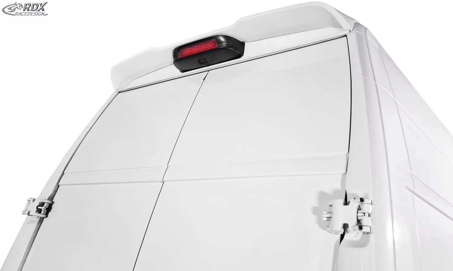 RDX Dachspoiler für FIAT Ducato & CITROEN Jumper & OPEL Movano & PEUGEOT Boxer & TOYOTA Proace Max & IVECO eSuperJolly & RAM ProMaster (H3) Heckspoiler Spoiler