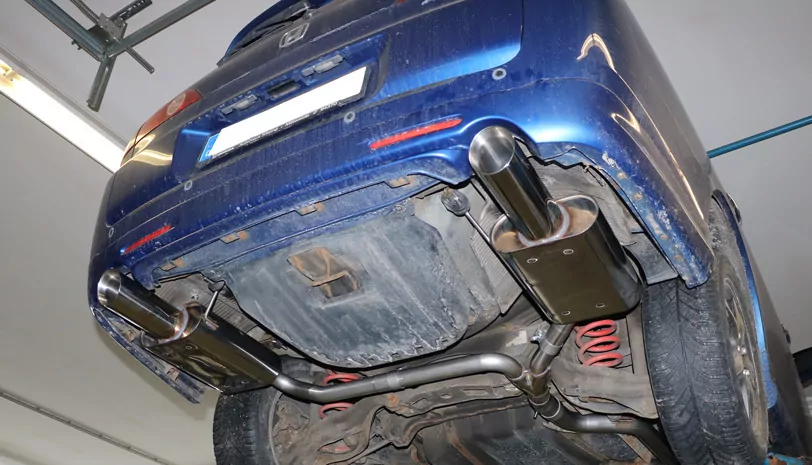 Honda Accord VII Typ CM2 Tourer  Endschalldämpfer Ausgang rechts/links - 1x100 Typ 25 rechts/links