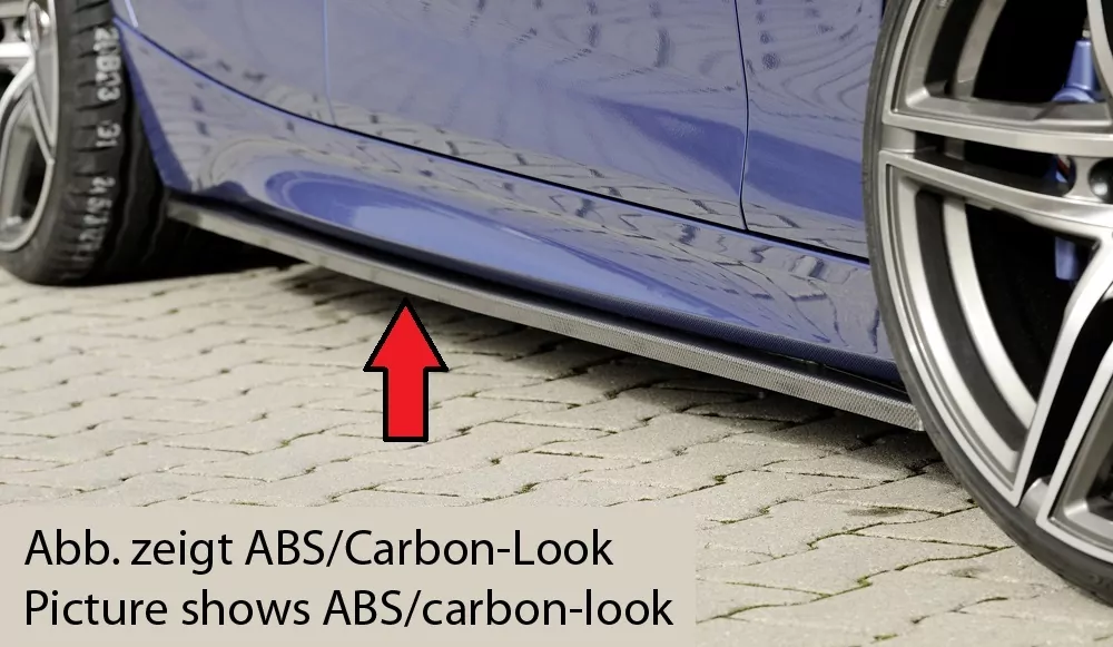 Rieger Seitenschwelleransatz für BMW 1er F20  (1K4) | Lim. / 4-tür. 09.11-03.2015 (bis Facelift) nur für M-Paket-Schweller