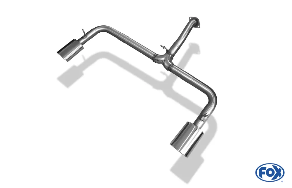 Toyota RAV 4 III  Endrohrsystem rechts/links passend auf original Mittelschalldämpfer - 140x90 Typ 32 rechts/links