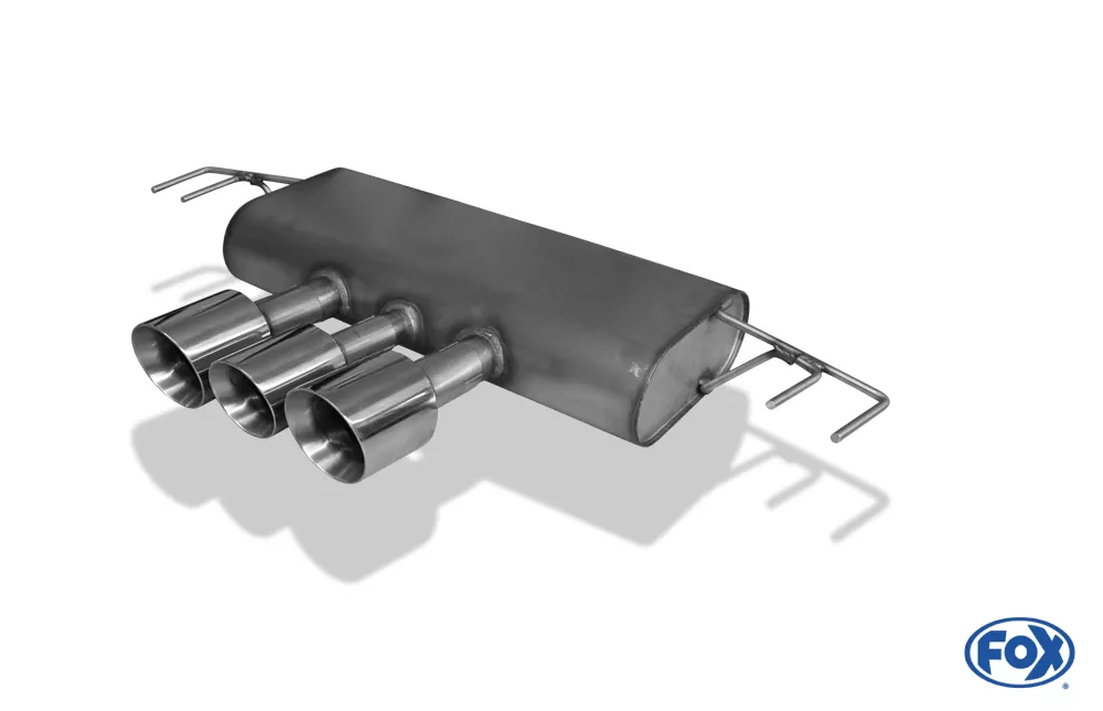 Honda Civic X Type R  Endschalldämpfer quer Ausgang rechts/links  - 100-90-100 Typ 25 mittig