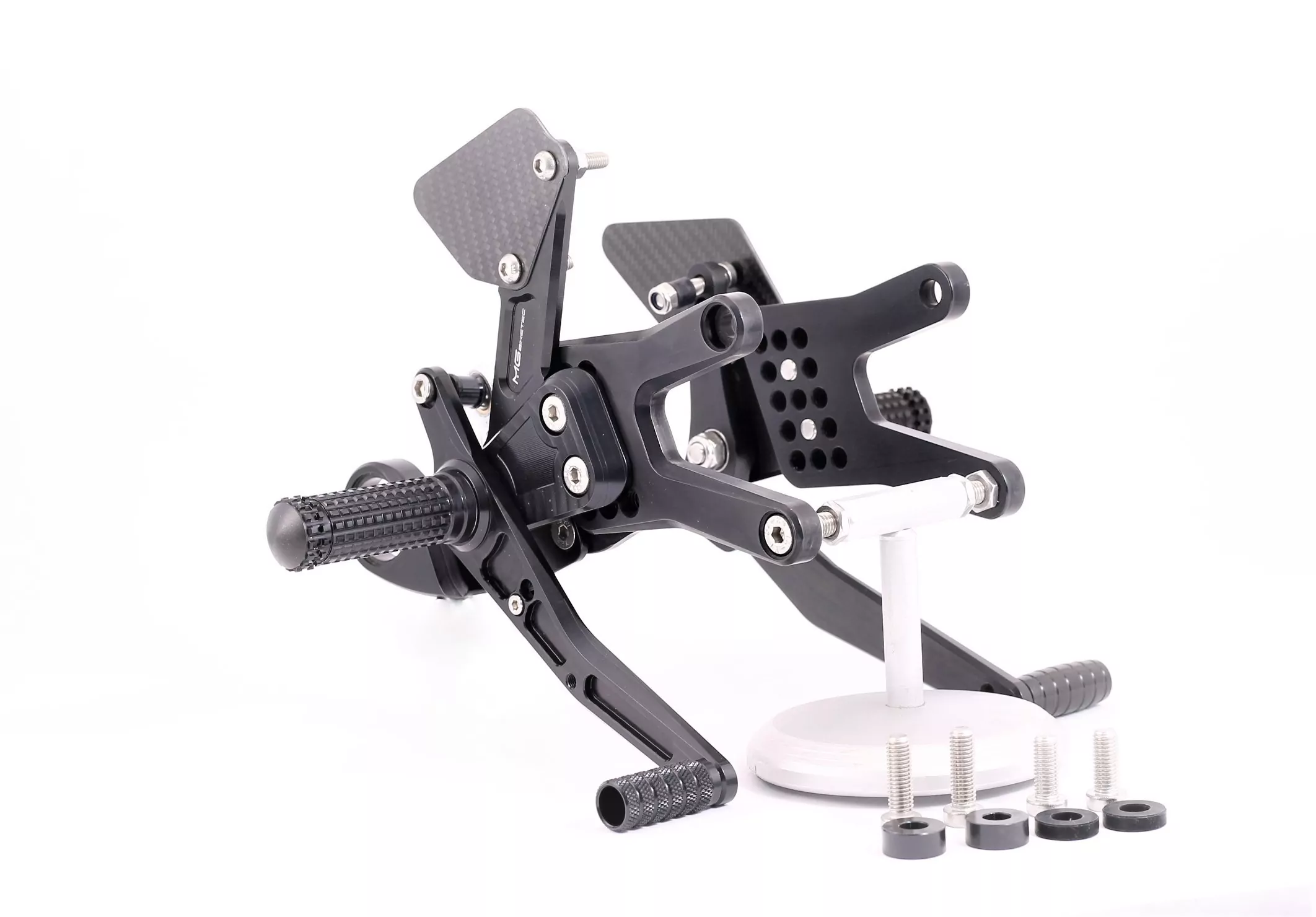 MG Biketec Sportfussrastenanlage / Rastenanlage / Fußrastenanlage mit ABE, gültig in D - A - CH für BMW S 1000 RR ab 2009-2011