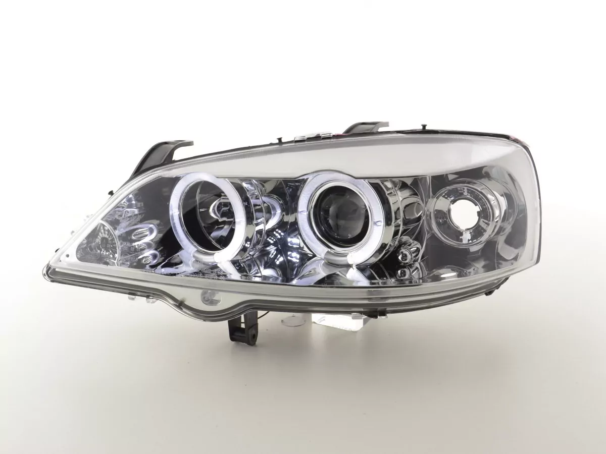 Scheinwerfer Set Opel Astra G Bj. 98-03 chrom