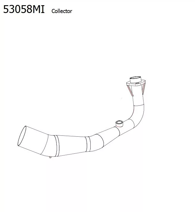 53058MI-Arrow Racing Krümmer Kawasaki J 125 ABS 16-