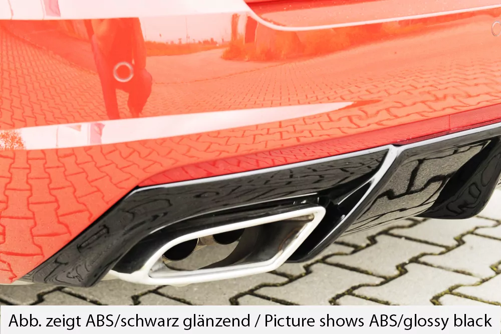 Rieger Heckeinsatz für Skoda Octavia RS (5E) | Lim. 02.17- (ab Facelift) bei Bestellung bitte genaue Motorisierung angeben!