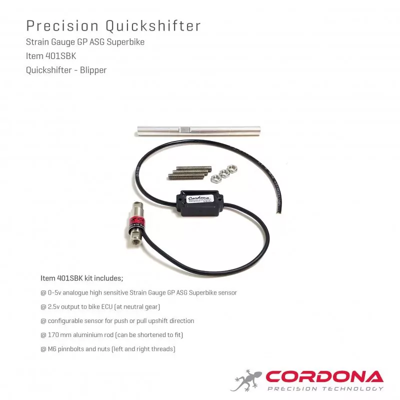 Cordona Blipper GP ASG Quickshifter / Blipper für ECU Flash / Woolich Race Tools