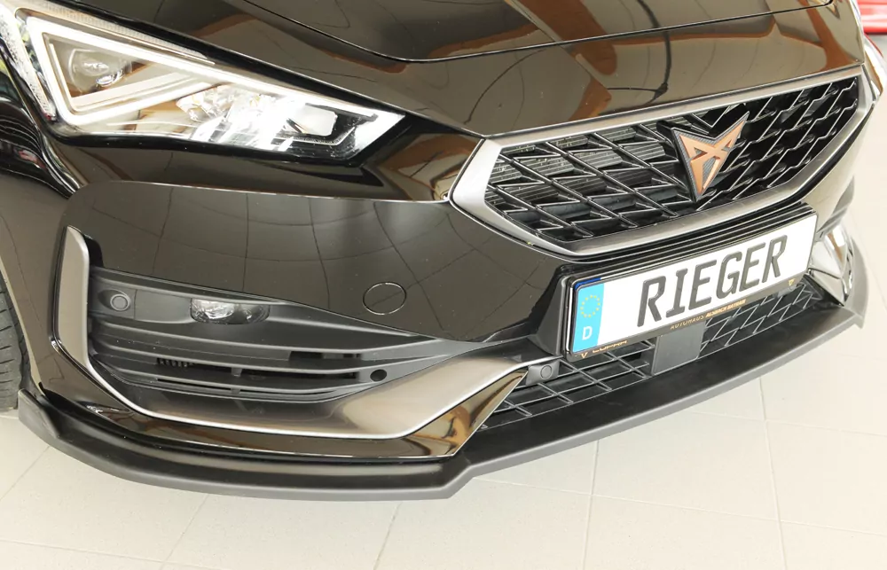 Rieger Spoilerschwert matt schwarz für Cupra Leon (KL) 5-tür. (ST/Sportstourer) 09.20-06.24 (bis Facelift)