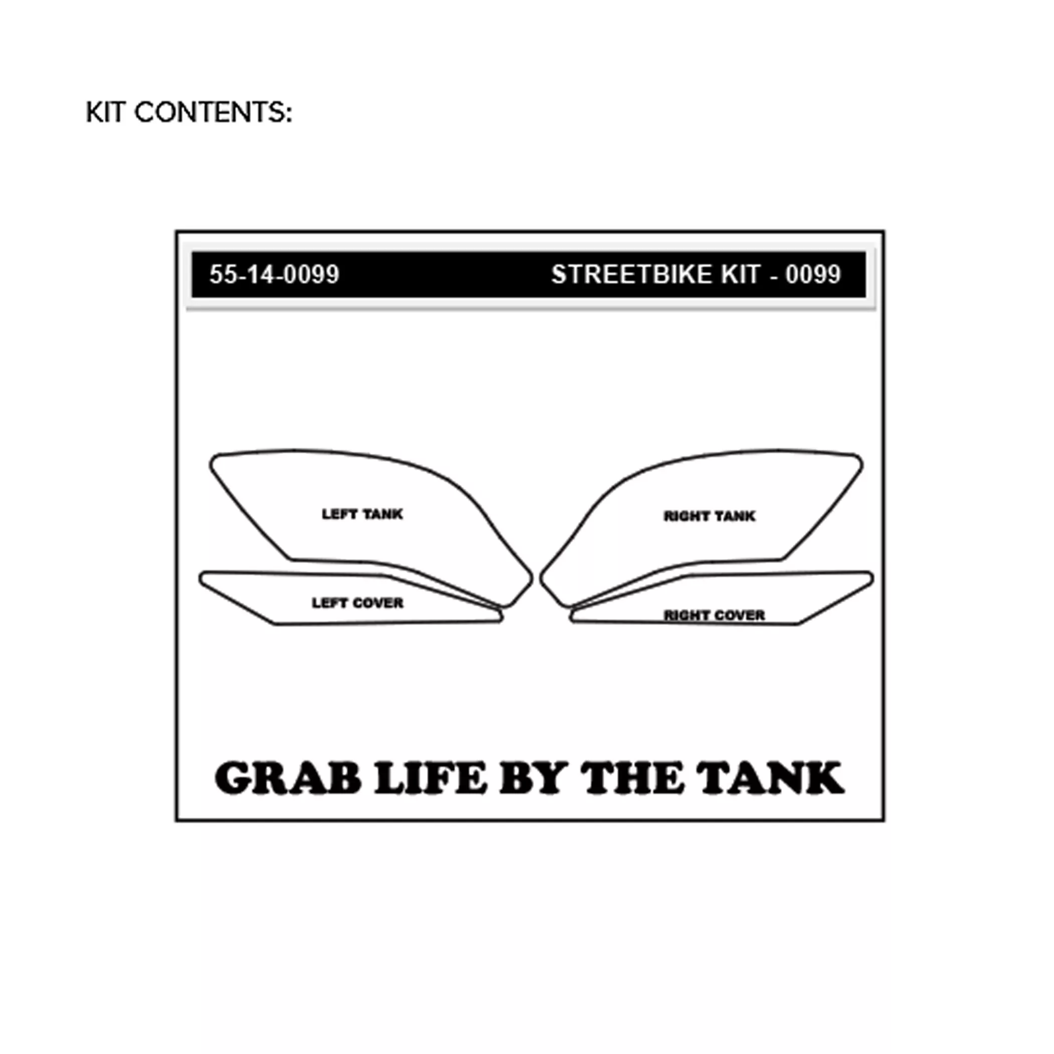 Stompgrip Traction Pad Icon für Yamaha YZF-R1 15-22 Klar