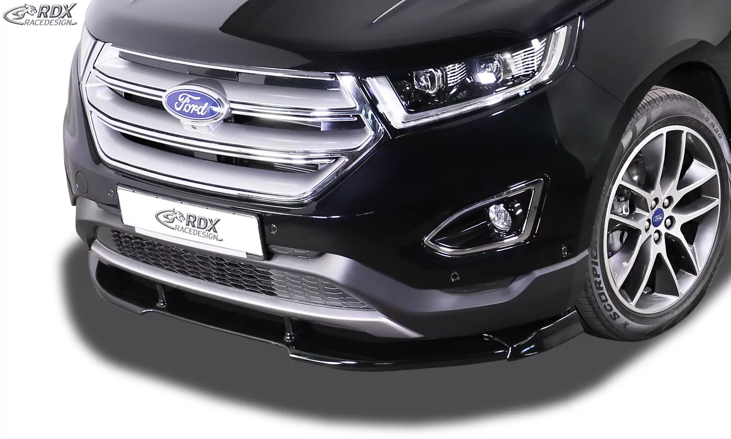 RDX Frontspoiler VARIO-X für FORD Edge 2 Titanium / Trend (2015-2018) Frontlippe Front Ansatz Vorne Spoilerlippe