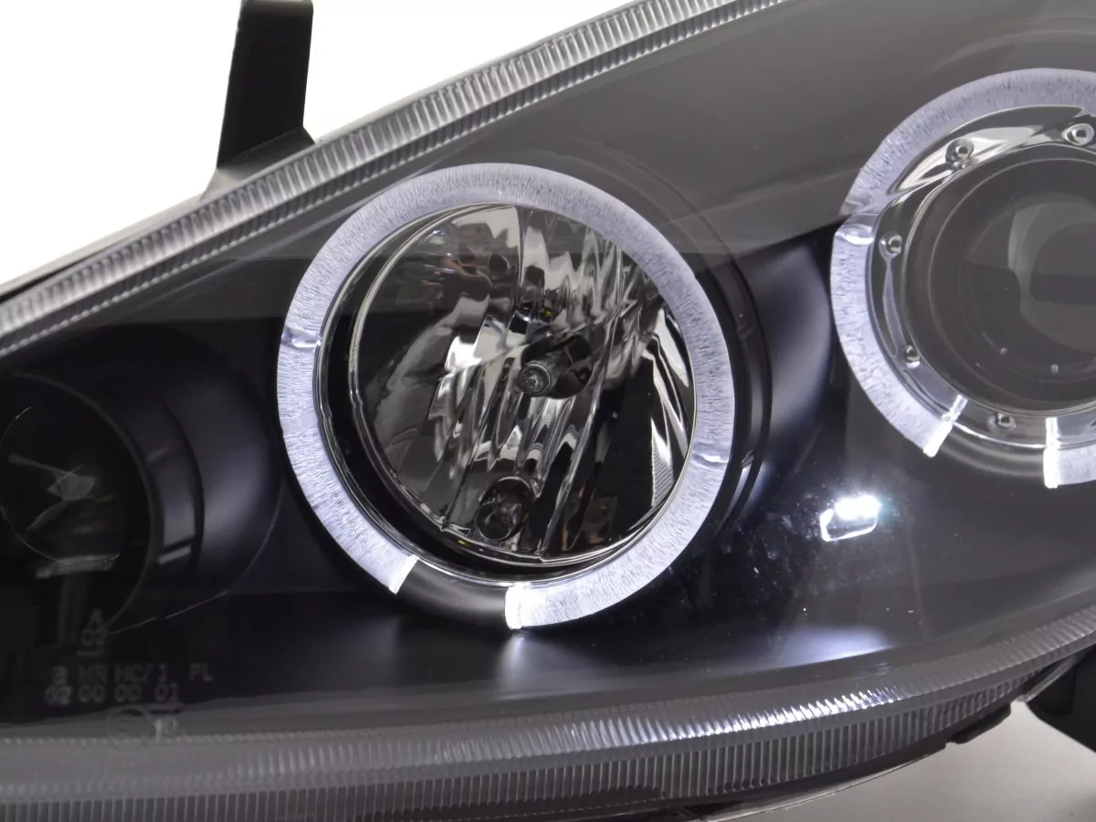 Scheinwerfer Set Peugeot 307 Bj. 01-06 schwarz