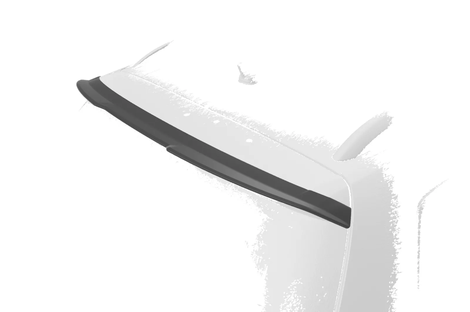 Heckflügel mit ABE für VW Passat B7 Typ 3C HF604 Strukturiert (schwarz matt)