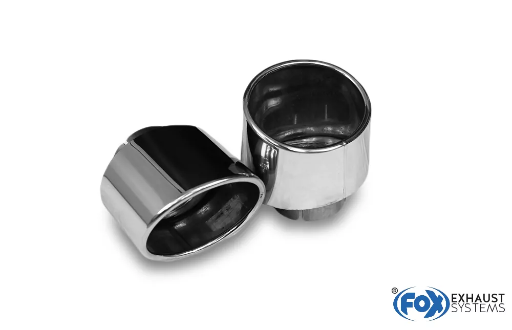 Hyundai i30N Performance + Fastback  Endrohre passend auf den originalen Endschalldämpfer - 129x106 Typ 32 rechts/links