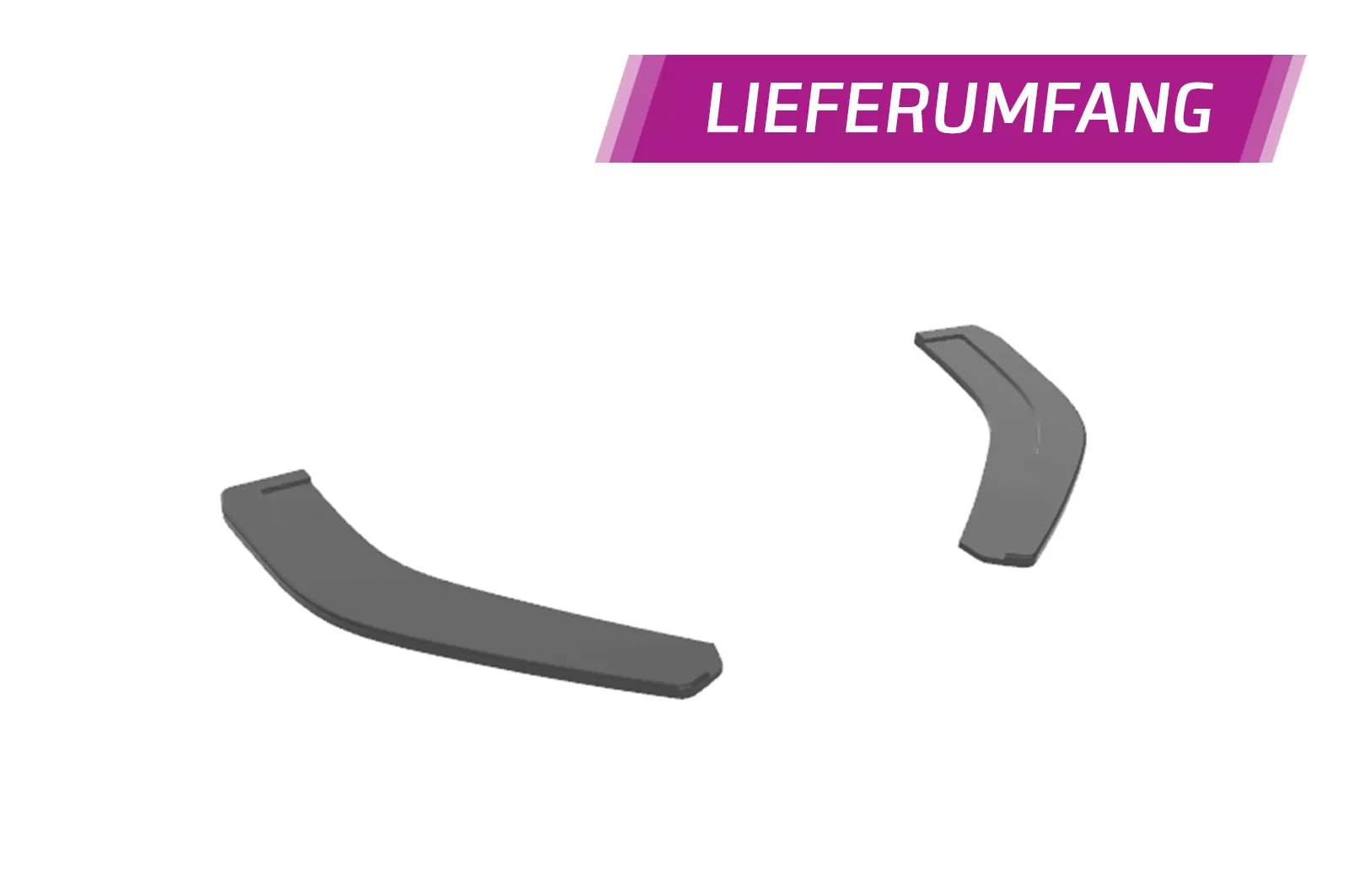 Cup-Spoilerlippe mit ABE für VW Golf 7 R / R-Line CSL680